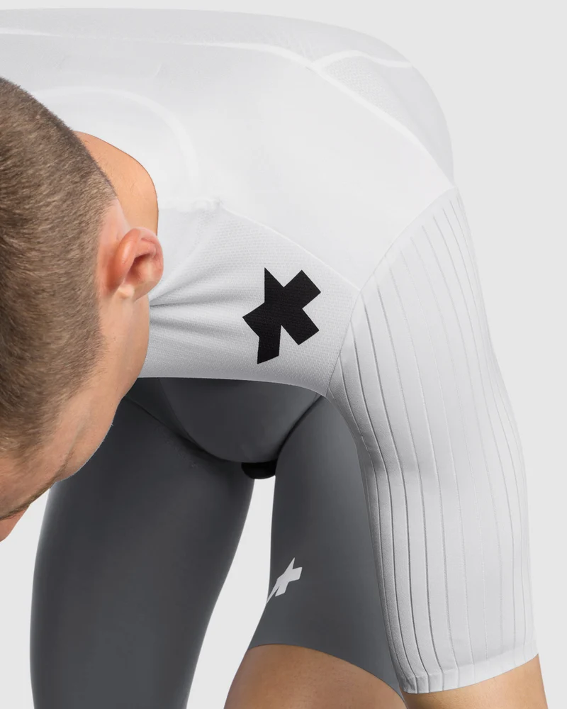 Assos Equipe RS S11 Kurzarm Radtrikot Mann White Edition