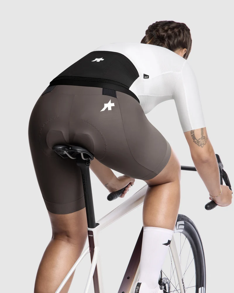 Assos Uma GT S11 Evo Kurzarm Radtrikot Damen White Series