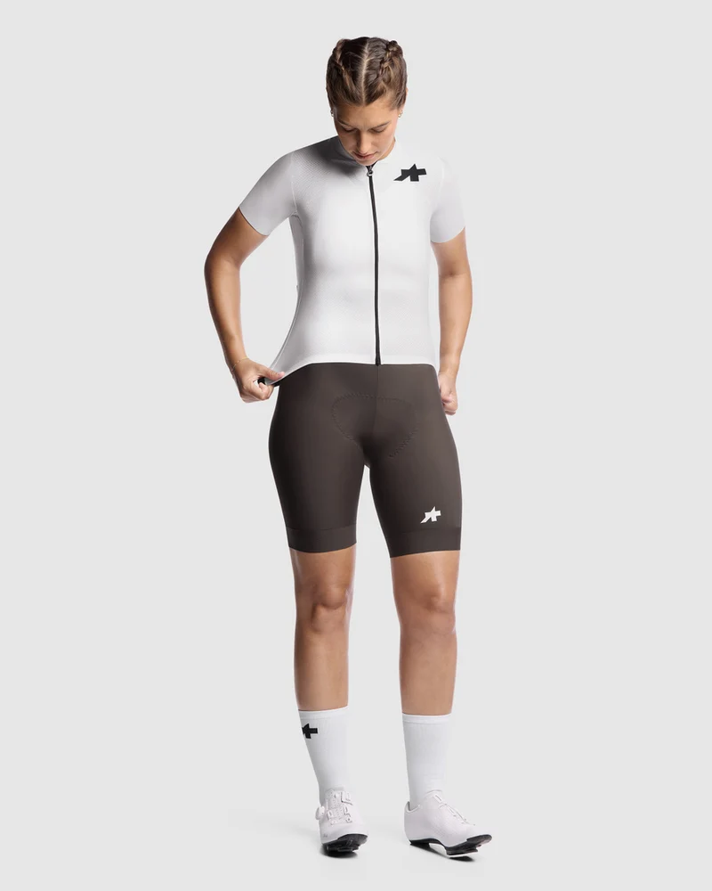 Assos Uma GT S11 Evo Kurzarm Radtrikot Damen White Series