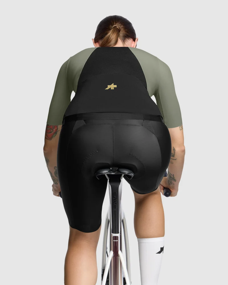Assos Uma GTV S11 Kurzarm Radtrikot Damen Edge Green