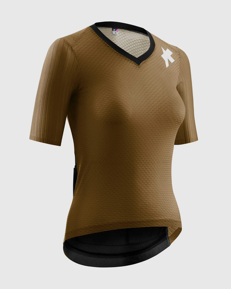 Assos Dyora RSV S11 Kurzarm Radtrikot Damen Jupiter Gold