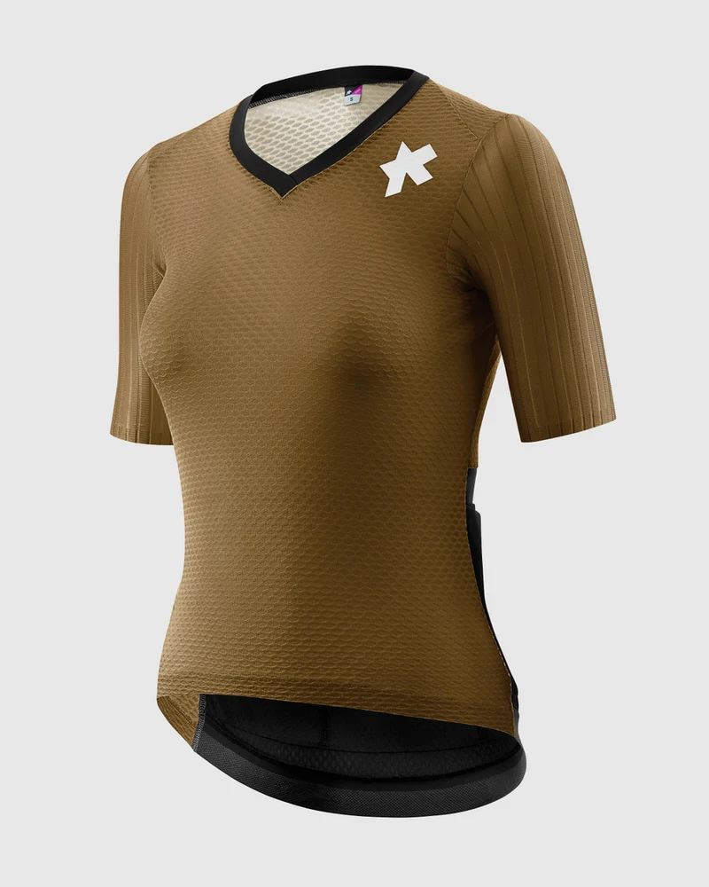 Assos Dyora RSV S11 Kurzarm Radtrikot Damen Jupiter Gold
