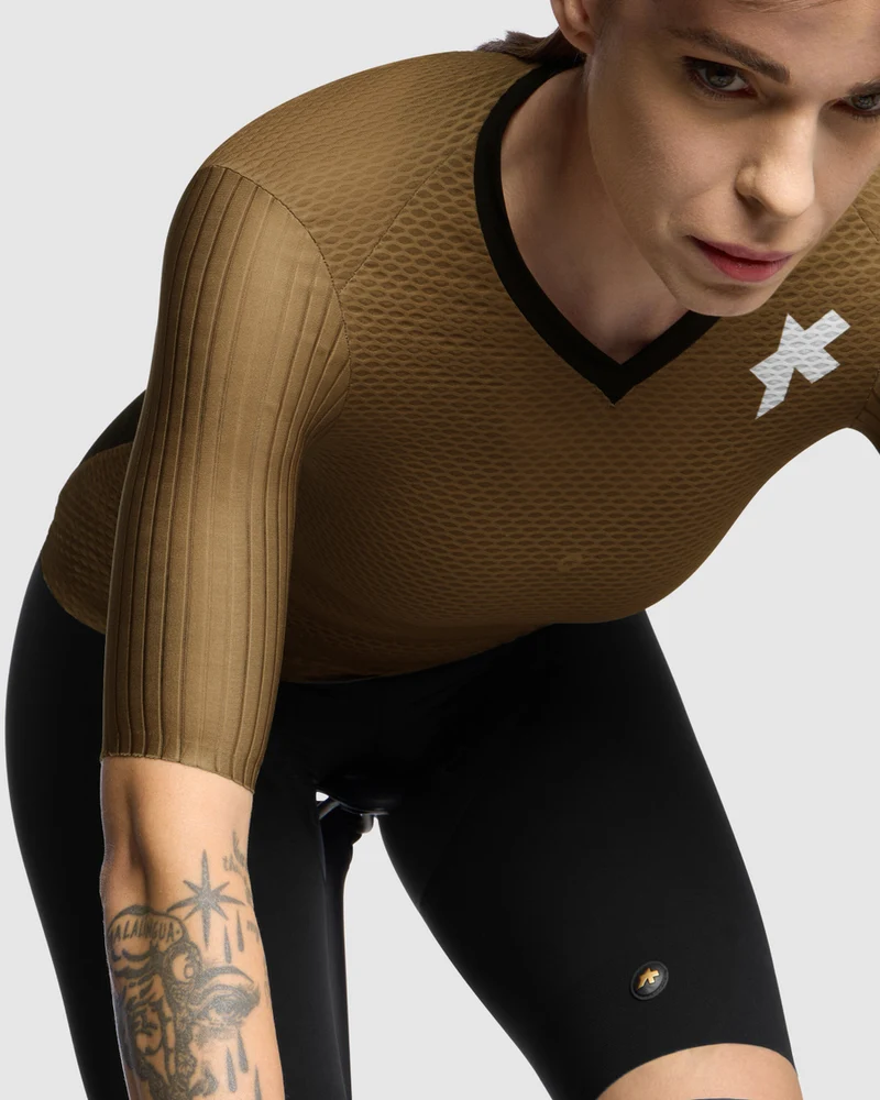Assos Dyora RSV S11 Kurzarm Radtrikot Damen Jupiter Gold