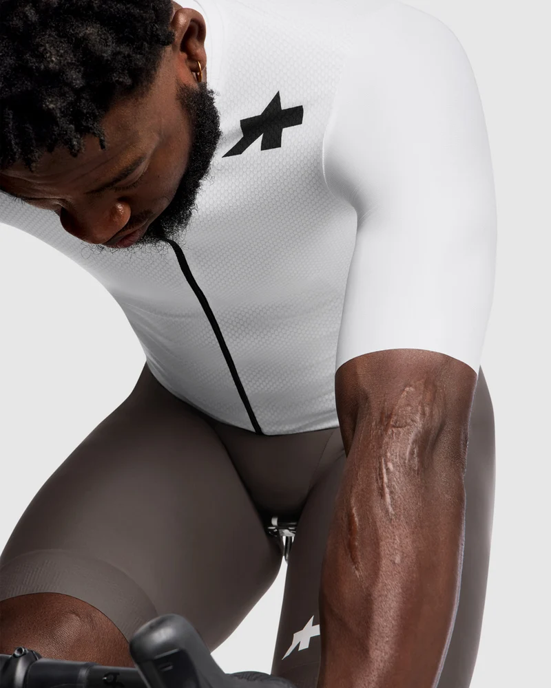 Assos Mille GT S11 Evo Kurzarm Radtrikot Mann White Series