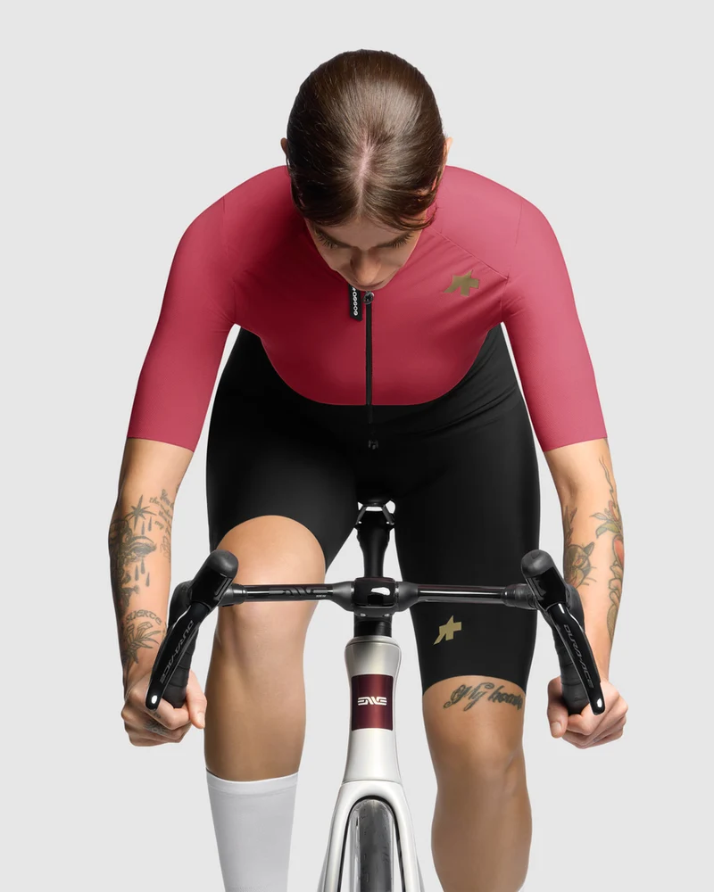 Assos Uma GTV S11 Kurzarm Radtrikot Damen Deadly Berry