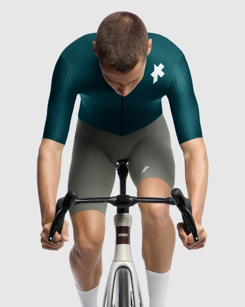 Assos Equipe RS S11 Kurzarm Radtrikot Mann Deep Petrol