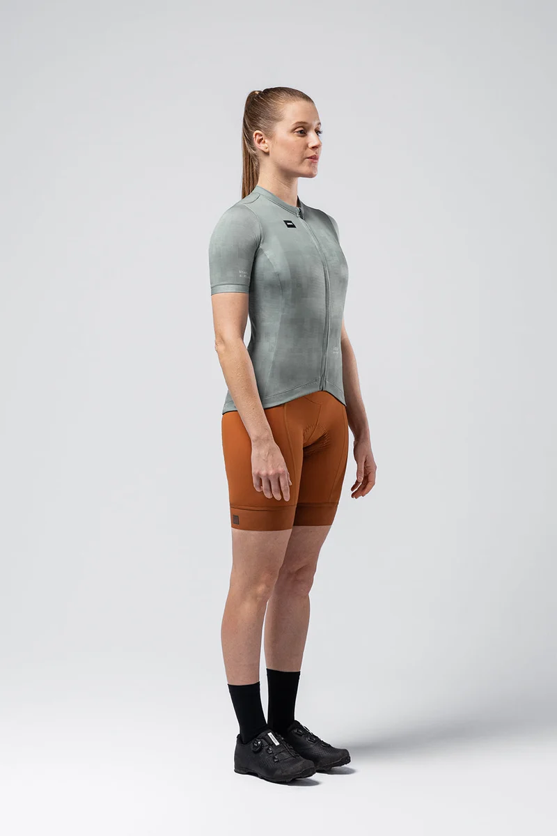 Kurzarmtrikot Stark Damen Cedar Check