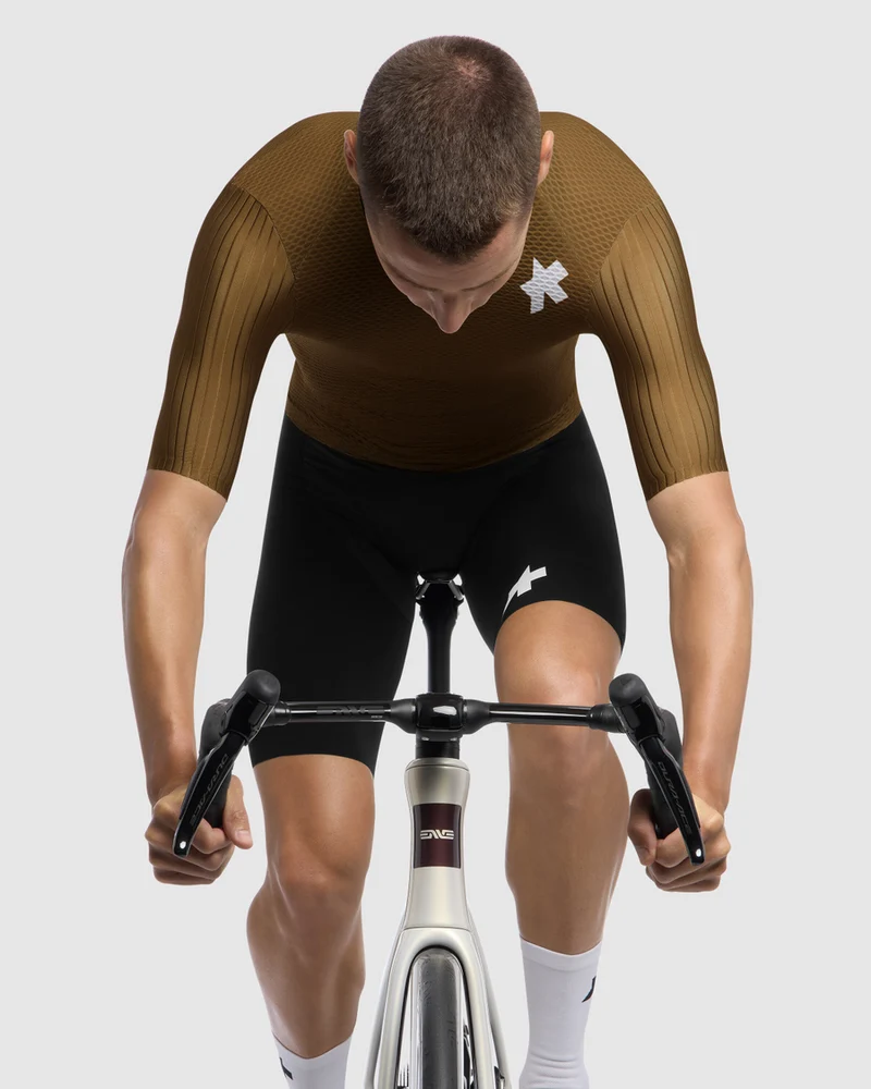 Assos Equipe RSR S11 Kurzarm Radtrikot Mann Jupiter Gold