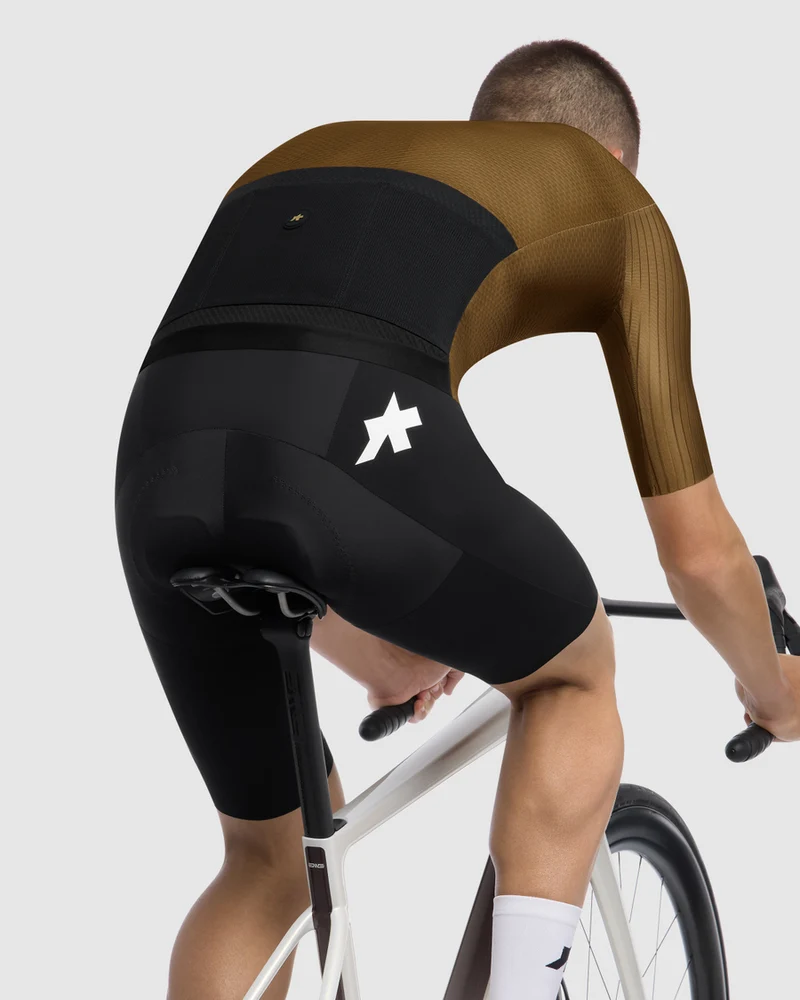 Assos Equipe RSR S11 Kurzarm Radtrikot Mann Jupiter Gold