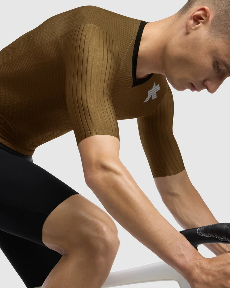 Assos Equipe RSR S11 Kurzarm Radtrikot Mann Jupiter Gold