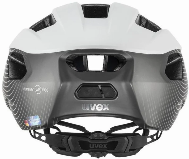 Uvex Rise CC WE Rennrad-Helm white-grey matt