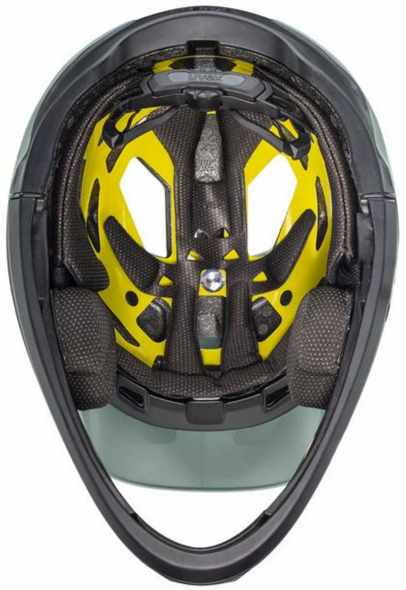 Uvex Revolt MIPS MTB-Helm moss green-black matt