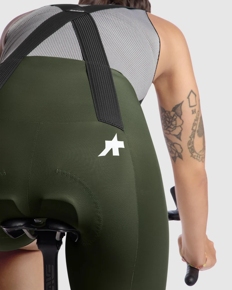Assos Kurze Radhose Uma GT S11 Damen Moss Green