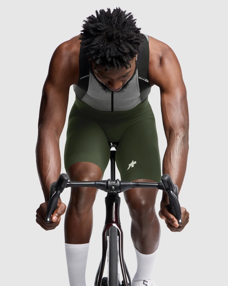 Assos Kurze Radhose Mille GT S11 Mann Moss Green