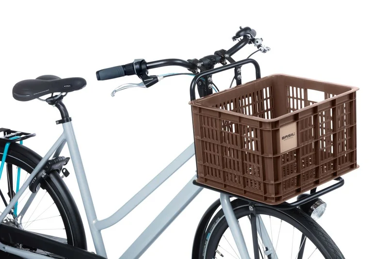Basil Crate Fahrradkasten braun