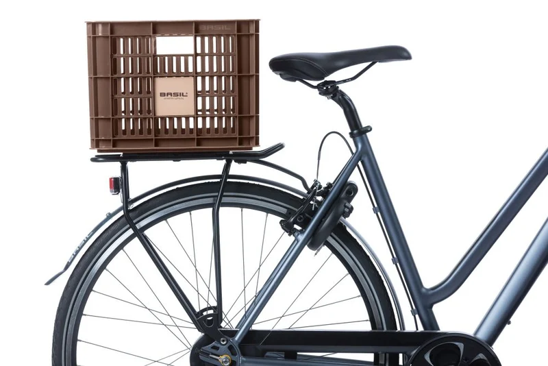 Basil Crate Fahrradkasten braun