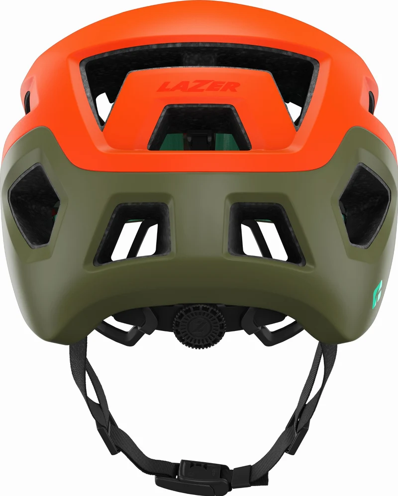 Lazer Coyote KinetiCore MTB-Helm Matte Orange Green