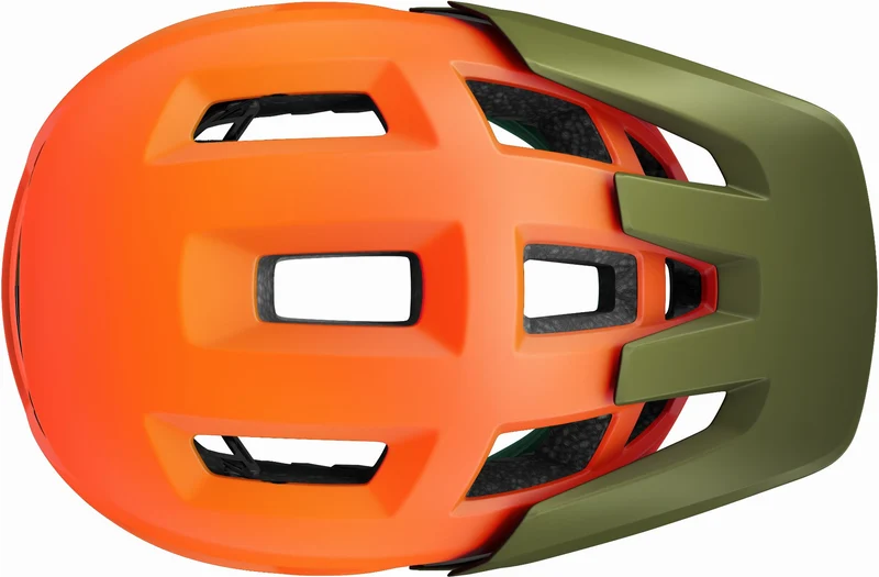 Lazer Coyote KinetiCore MTB-Helm Matte Orange Green