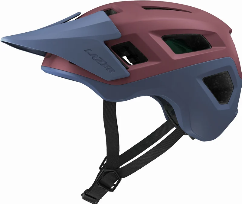 Lazer Coyote KinetiCore MTB-Helm Matte Cosmic Berry Blue