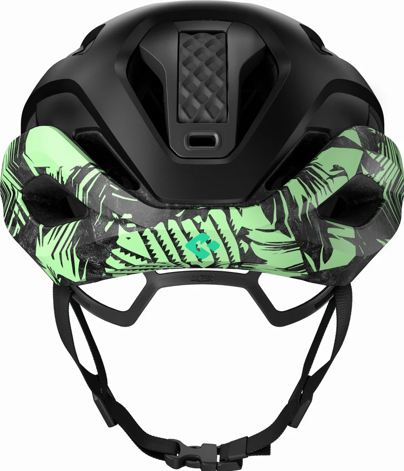 Lazer Strada KinetiCore Rennrad-Helm Matte Tropical Leaves