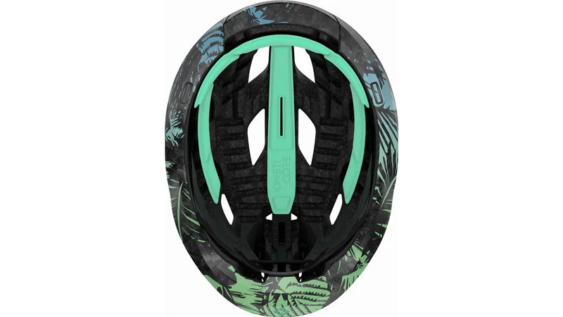 Lazer Strada KinetiCore Rennrad-Helm Matte Tropical Leaves