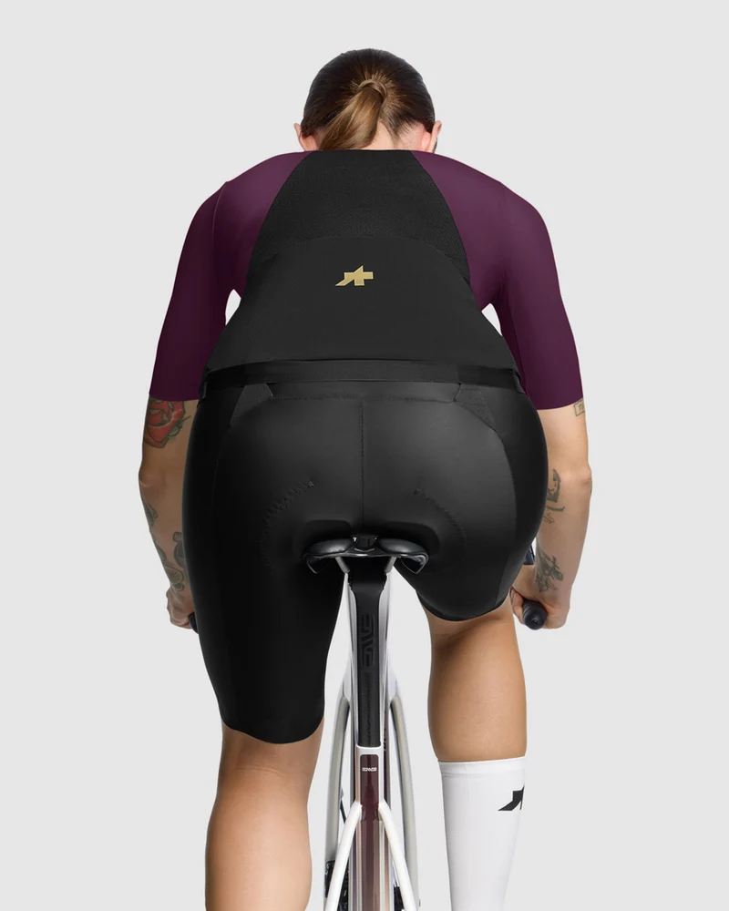 Assos Uma GTV S11 Kurzarm Radtrikot Damen Rock Purple