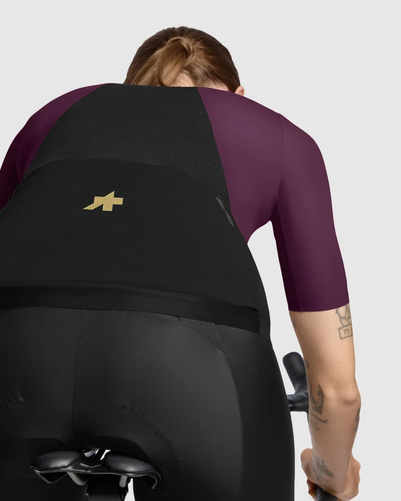 Assos Uma GTV S11 Kurzarm Radtrikot Damen Rock Purple