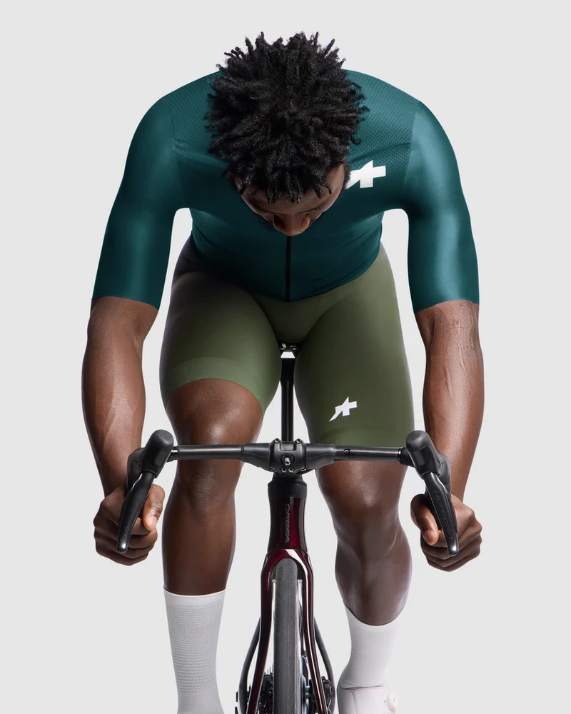 Assos Mille GT S11 Evo Kurzarm Radtrikot Mann Deep Petrol