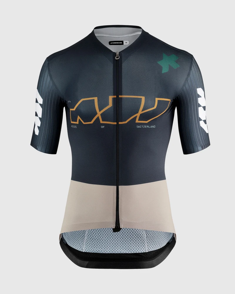 Assos Equipe RS Something To Say Kurzarm Radtrikot Mann Excellence Blue