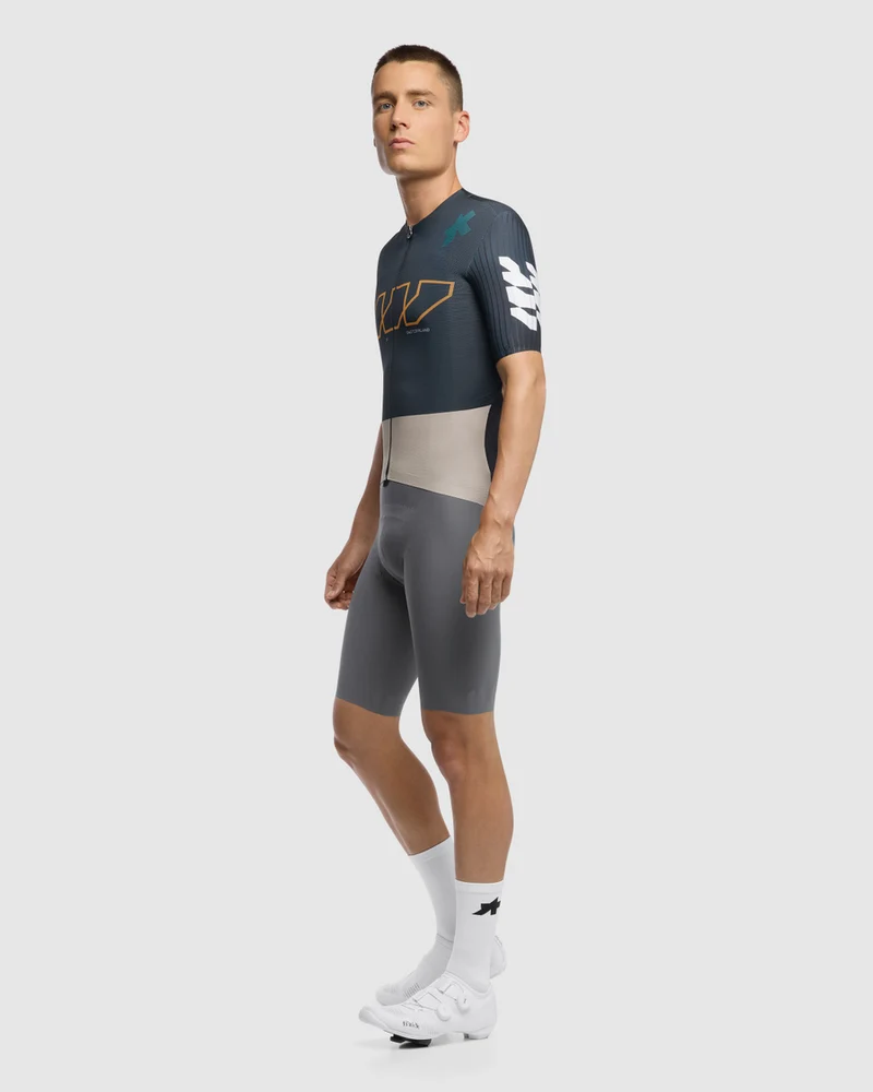 Assos Equipe RS Something To Say Kurzarm Radtrikot Mann Excellence Blue