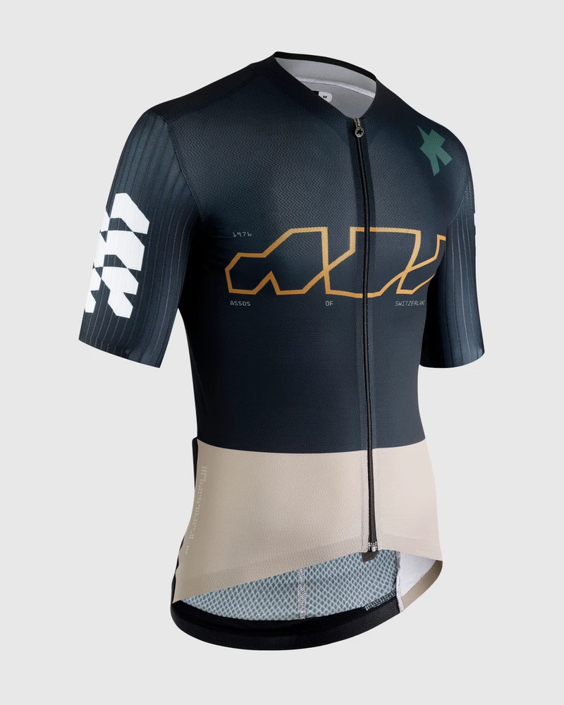 Assos Equipe RS Something To Say Kurzarm Radtrikot Mann Excellence Blue