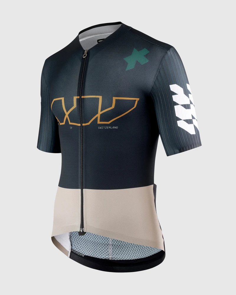 Assos Equipe RS Something To Say Kurzarm Radtrikot Mann Excellence Blue