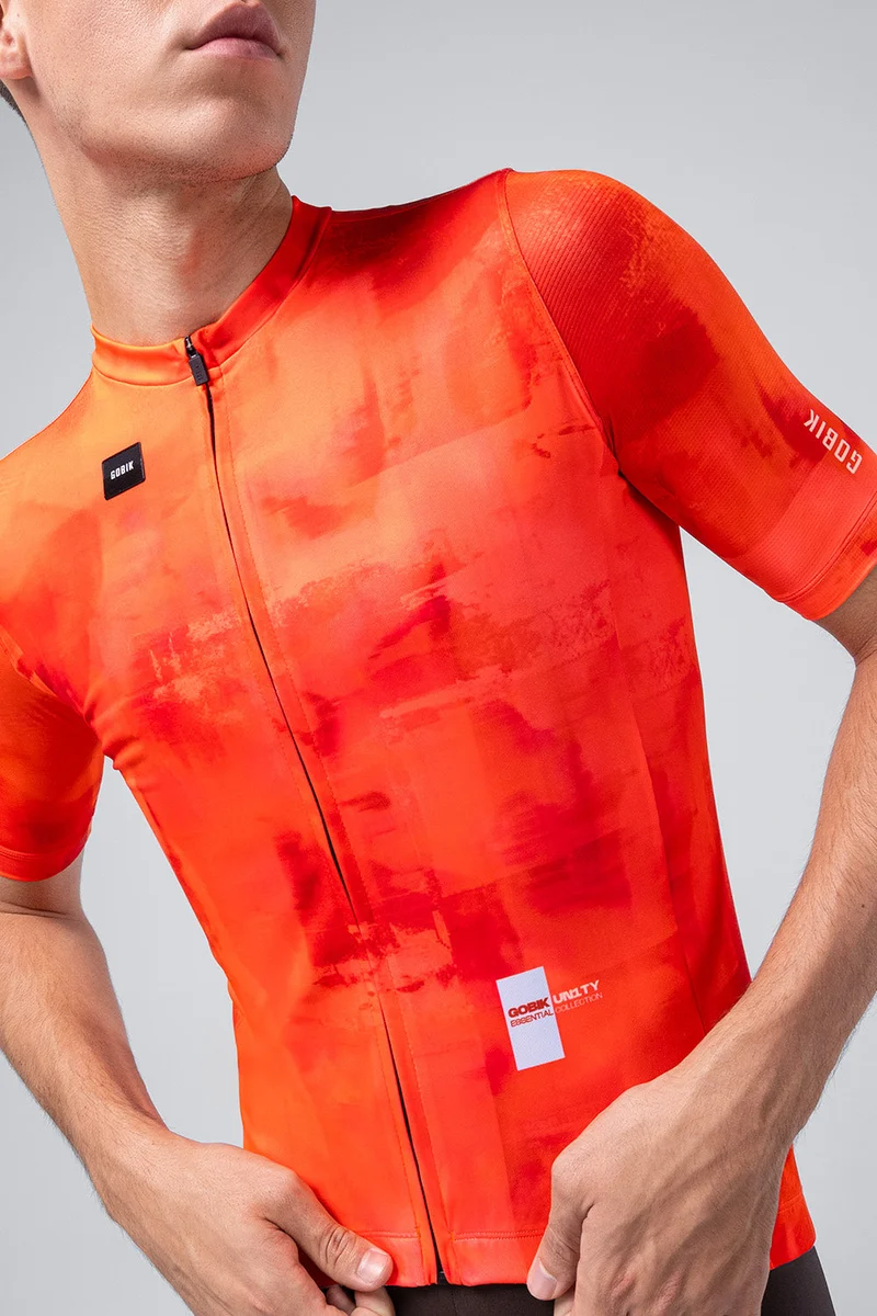 Gobik Kurzarm Radtrikot Stark Mann Gerbera