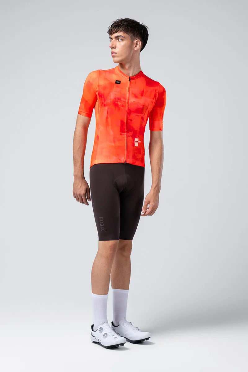 Gobik Kurzarm Radtrikot Stark Mann Gerbera
