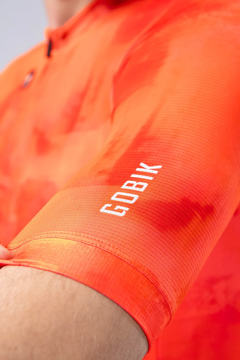 Gobik Kurzarm Radtrikot Stark Mann Gerbera