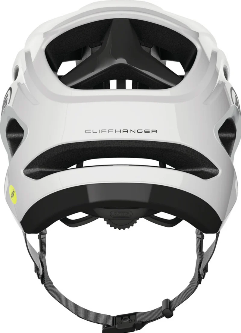 Abus Cliffhanger Mips MTB-Helm shiny white