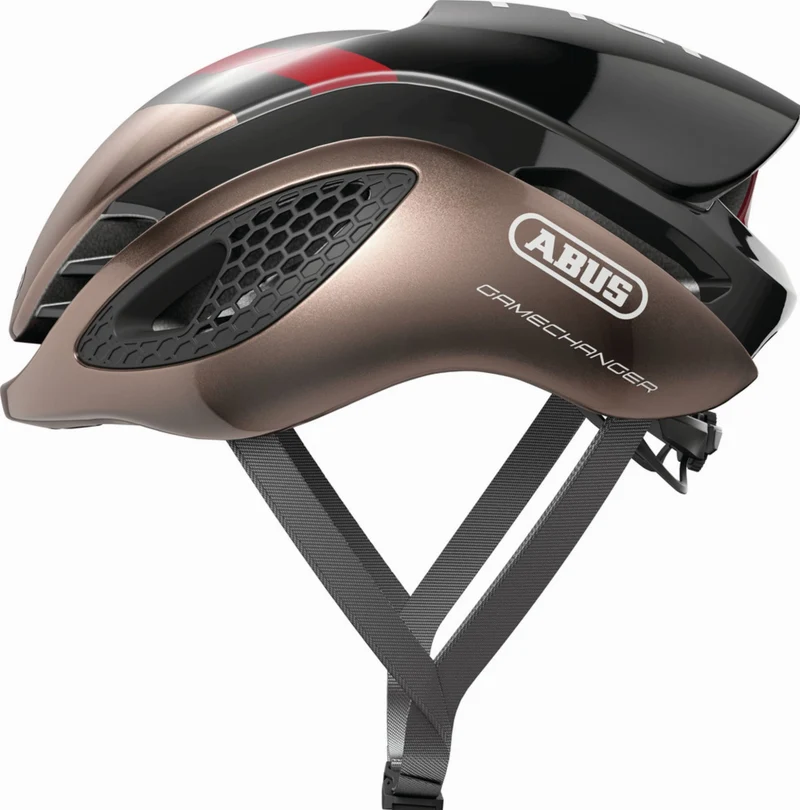 Abus Gamechanger Rennrad-Helm metallic copper