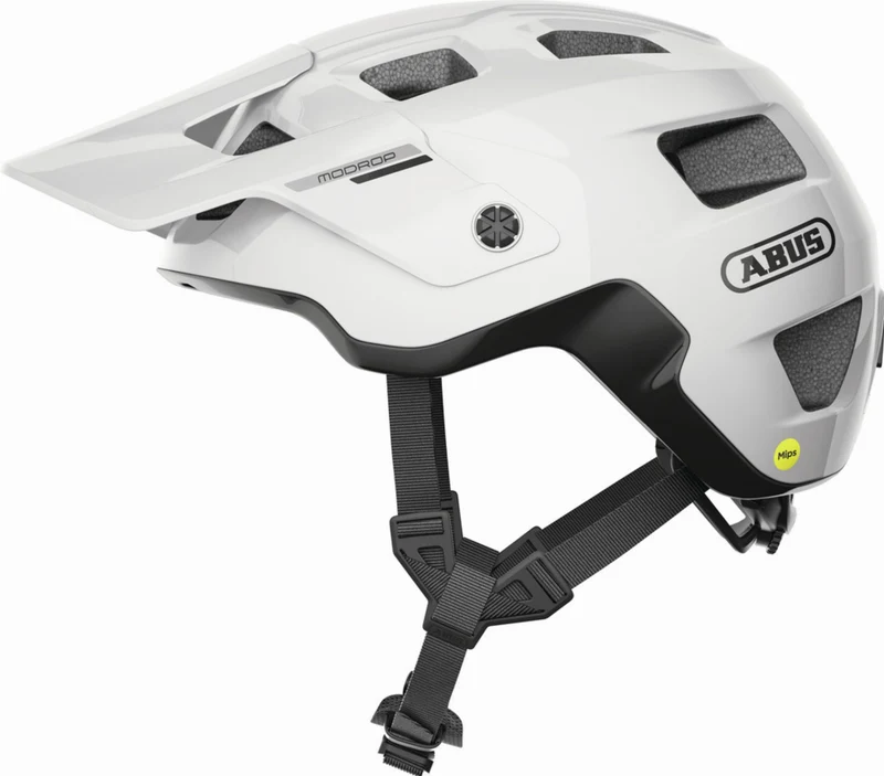 Abus MoDrop Mips MTB-Helm shiny white