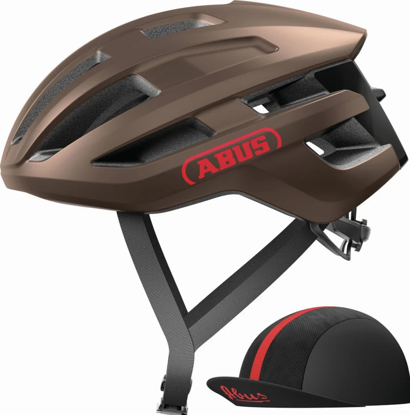Abus PowerDome Ace Rennrad-Helm metallic copper