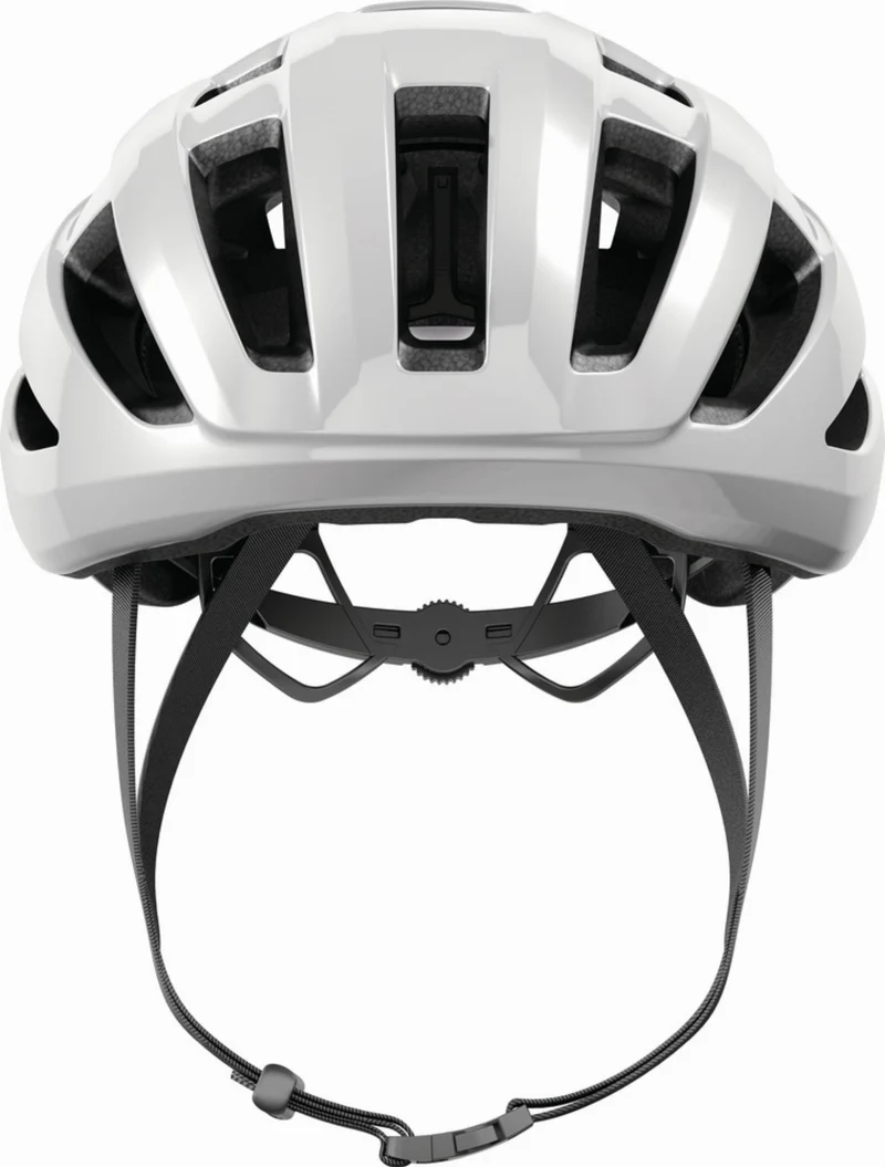 Abus PowerDome Rennrad-Helm shiny white