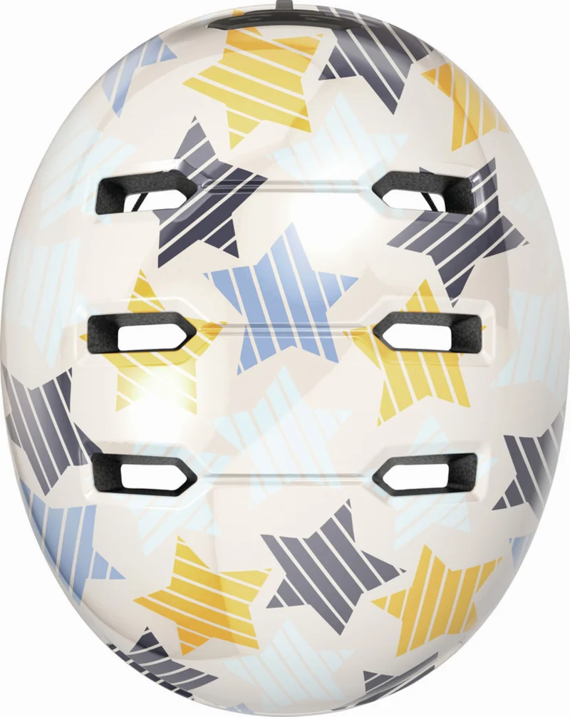 B-Ware - Abus Skurb Kid Kinder-Helm grey stars (Gebrauchtware)
