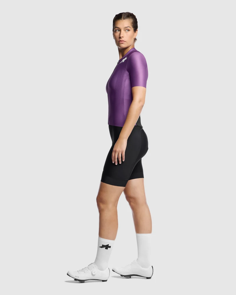 Assos Uma GT S11 Evo Kurzarm Radtrikot Damen Wisteria Violet