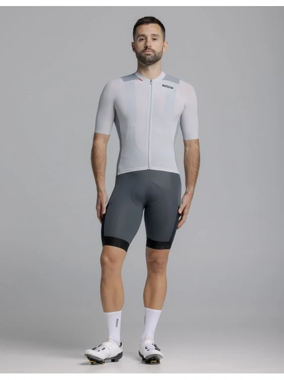 Etxeondo Alde 110 Color Edition Radtrikot Wolke Grau/Stein Grau