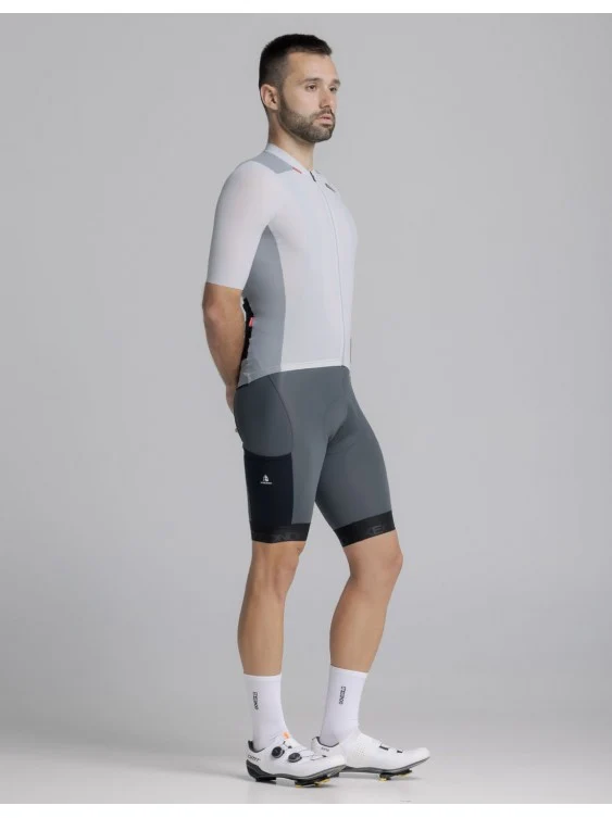 Etxeondo Alde 110 Color Edition Radtrikot Wolke Grau/Stein Grau