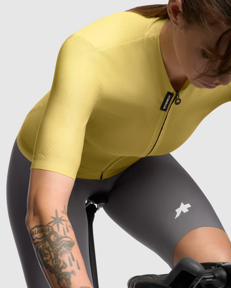 Assos Dyora R S11 Kurzarm Radtrikot Damen Mystic Yellow