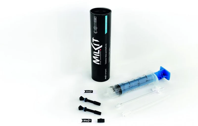 milKit DC3 Tubeless Nachfüllkit compact 35 mm - Dichtmilch nachfüllen ohne Luftverlust