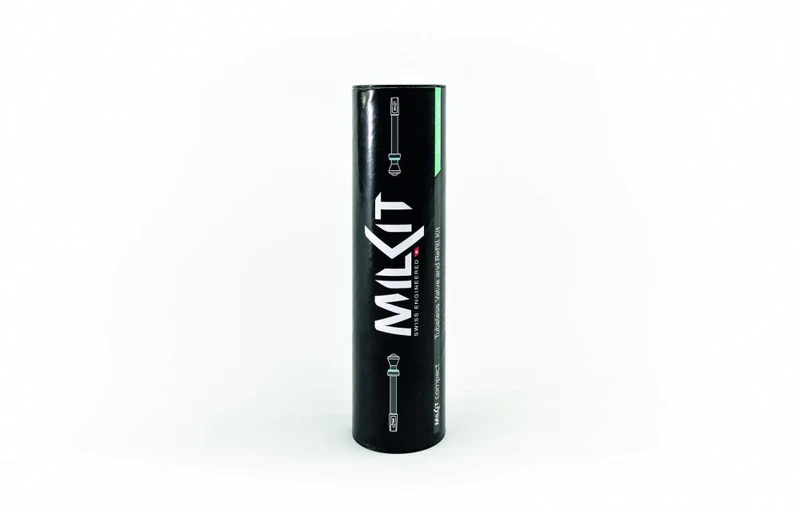 milKit Tubeless Nachfüllkit Compact 55 mm - Dichtmilch messen und nachfüllen ohne Entlüftung