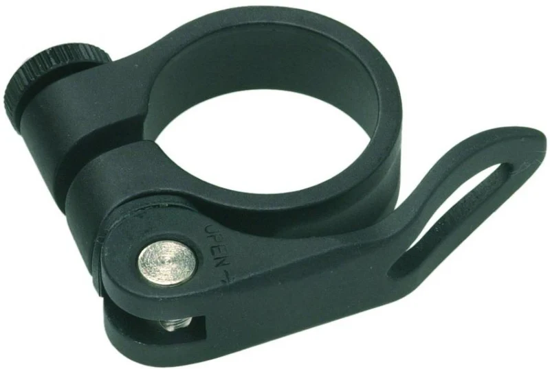 Procraft Elite QR Sattelstützklemme Ø 34,9 x 14 mm Schwarz - Ergonomischer Schnellspanner
