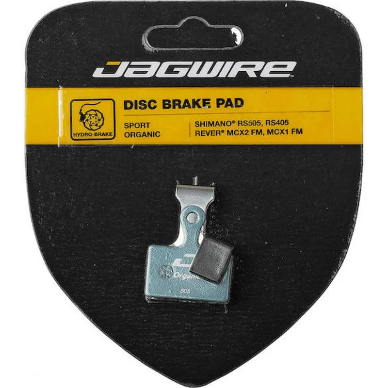 Jagwire Disc Sport Organic Bremsbeläge Shimano/TRP Blau - geräuscharmes Bremsen mit Kunstharz-Mix