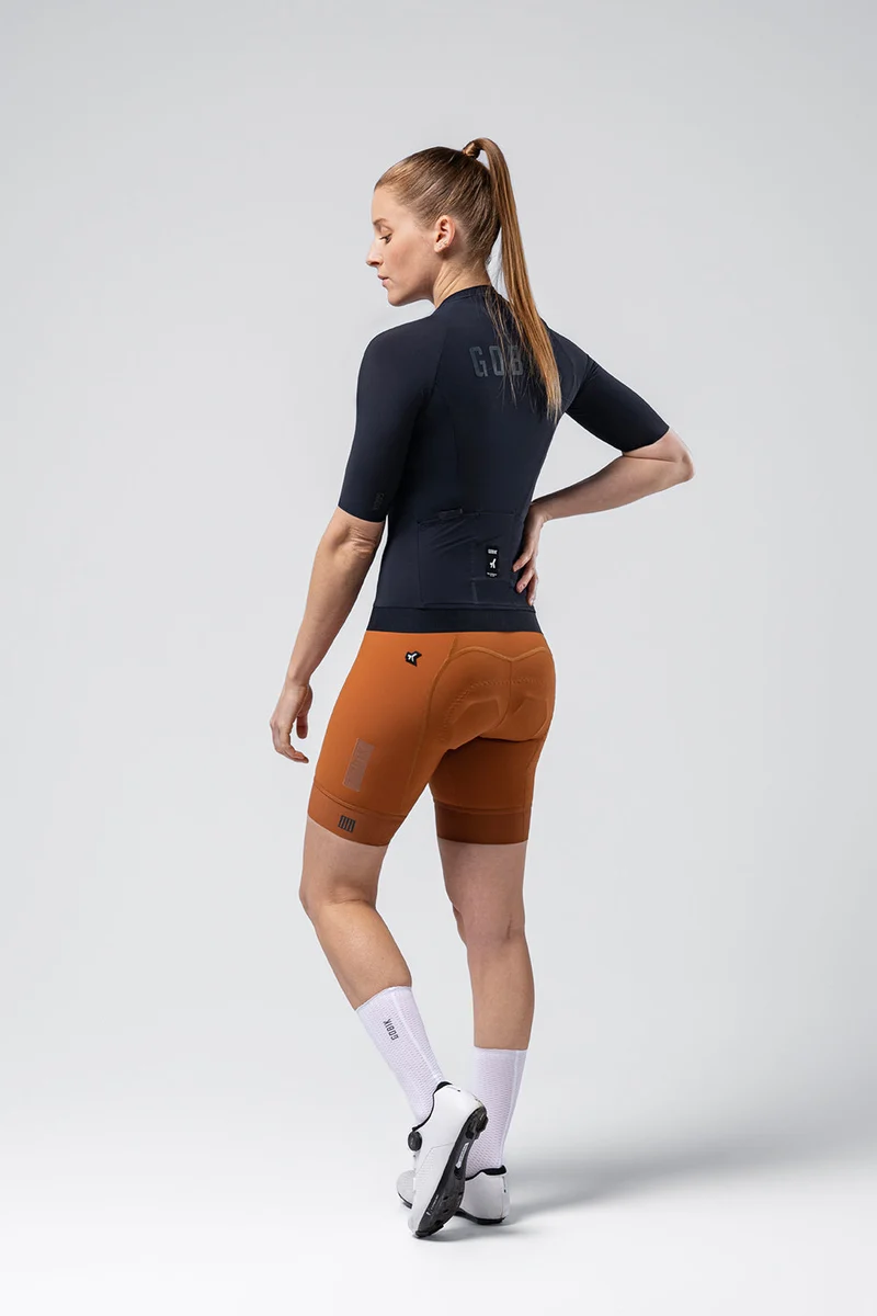 Gobik Kurzarm Radtrikot CX Solid Unisex Ultrablau